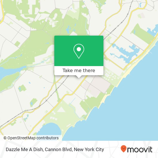 Mapa de Dazzle Me A Dish, Cannon Blvd