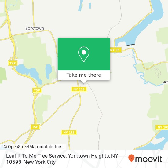 Leaf It To Me Tree Service, Yorktown Heights, NY 10598 map