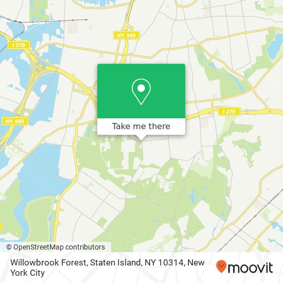 Willowbrook Forest, Staten Island, NY 10314 map