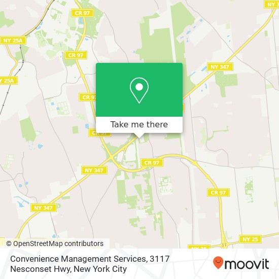 Mapa de Convenience Management Services, 3117 Nesconset Hwy