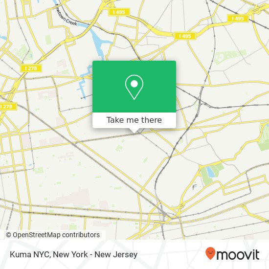 Kuma NYC map
