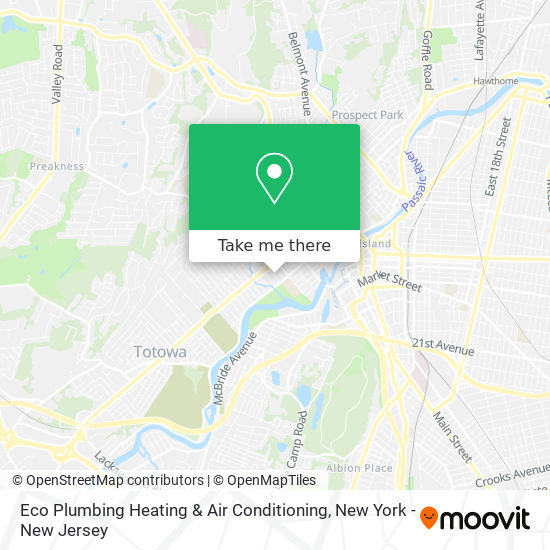 Eco Plumbing Heating & Air Conditioning map