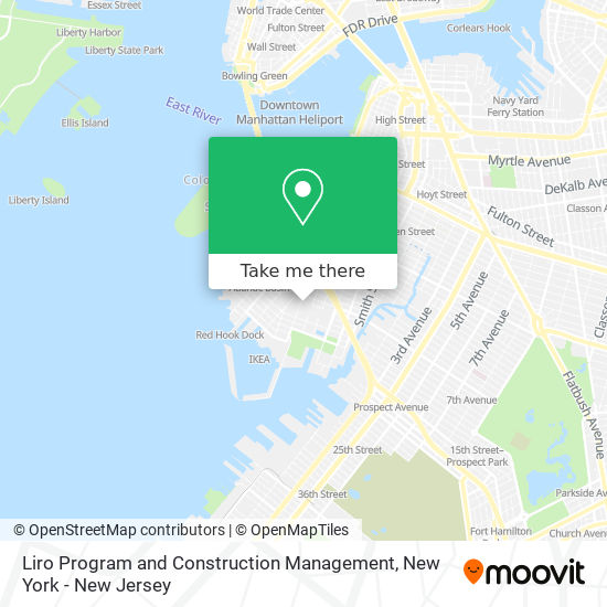 Liro Program and Construction Management map