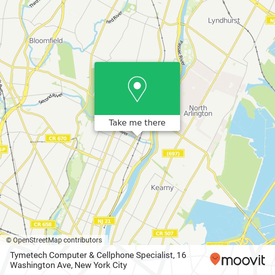 Tymetech Computer & Cellphone Specialist, 16 Washington Ave map