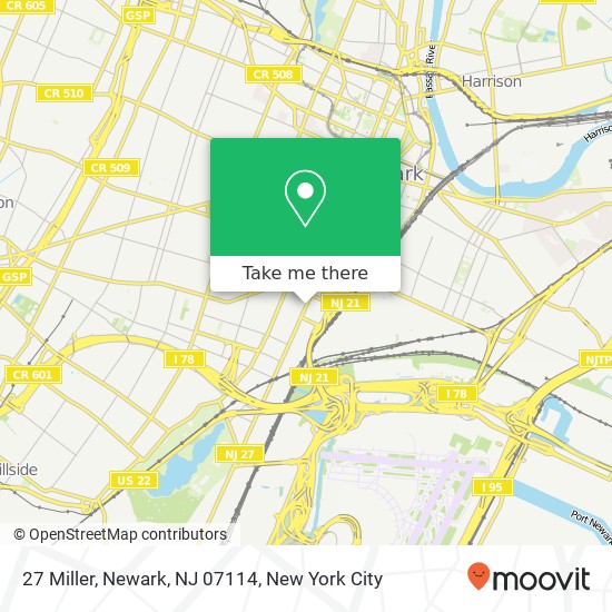 27 Miller, Newark, NJ 07114 map