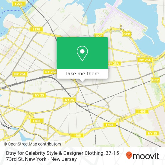 Dtny for Celebrity Style & Designer Clothing, 37-15 73rd St map