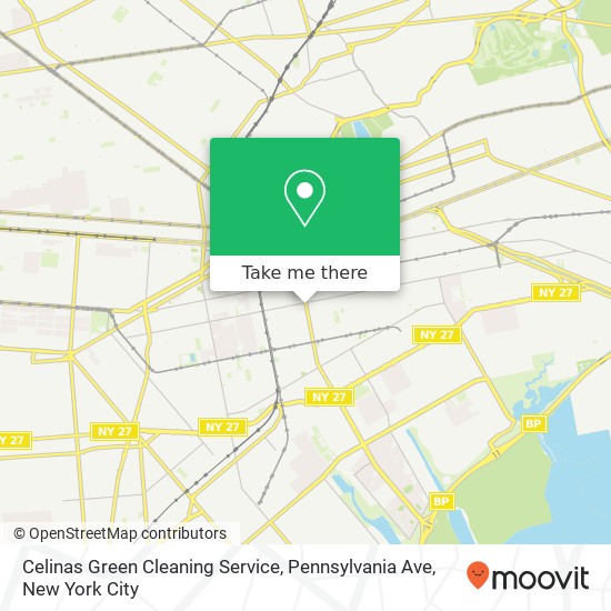 Celinas Green Cleaning Service, Pennsylvania Ave map