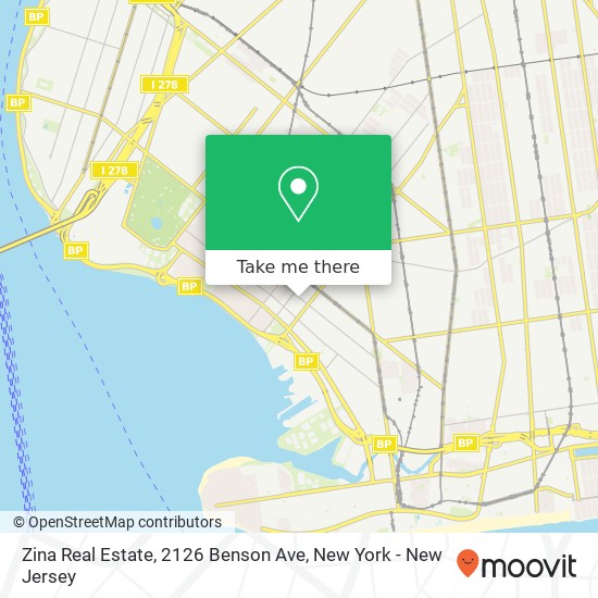 Zina Real Estate, 2126 Benson Ave map