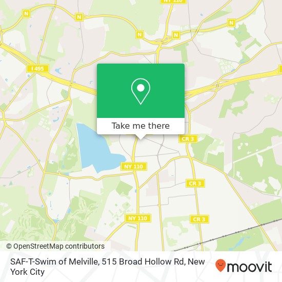 Mapa de SAF-T-Swim of Melville, 515 Broad Hollow Rd