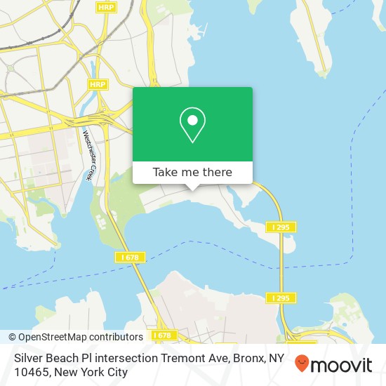 Silver Beach Pl intersection Tremont Ave, Bronx, NY 10465 map