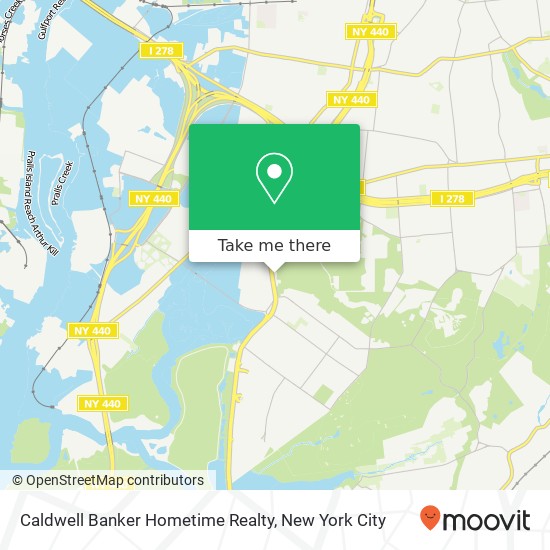 Mapa de Caldwell Banker Hometime Realty