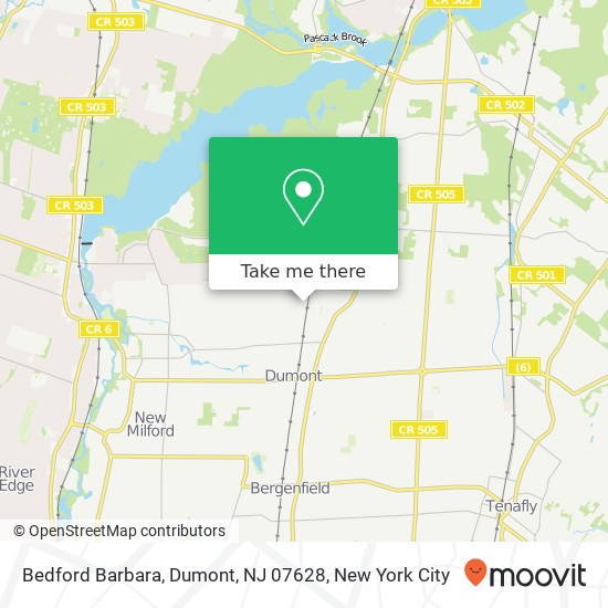 Bedford Barbara, Dumont, NJ 07628 map