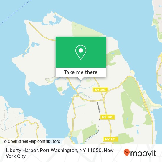 Mapa de Liberty Harbor, Port Washington, NY 11050