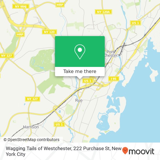 Mapa de Wagging Tails of Westchester, 222 Purchase St
