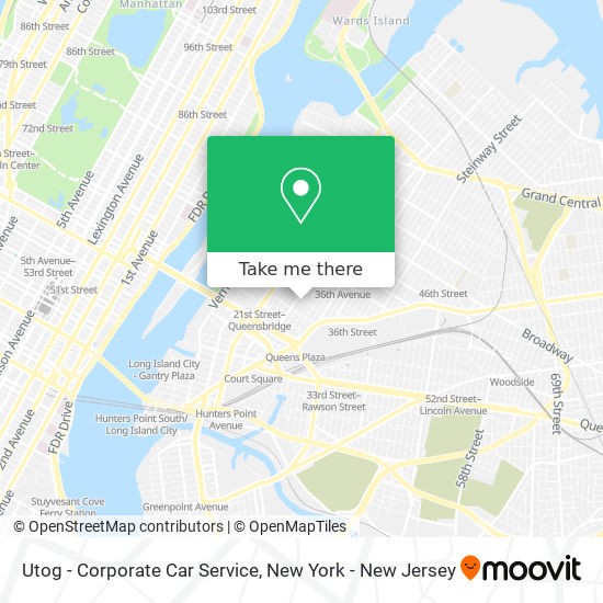 Utog - Corporate Car Service map