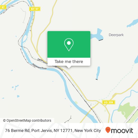 76 Berme Rd, Port Jervis, NY 12771 map