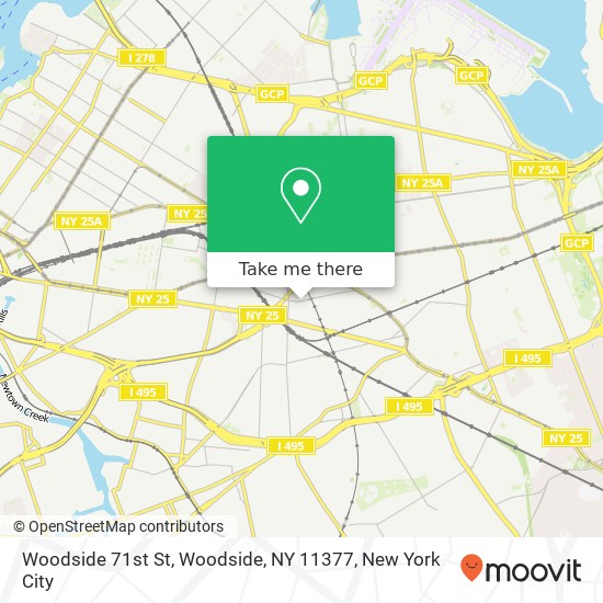Woodside 71st St, Woodside, NY 11377 map