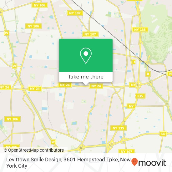 Mapa de Levittown Smile Design, 3601 Hempstead Tpke