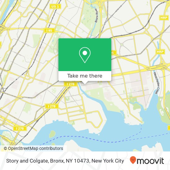 Mapa de Story and Colgate, Bronx, NY 10473