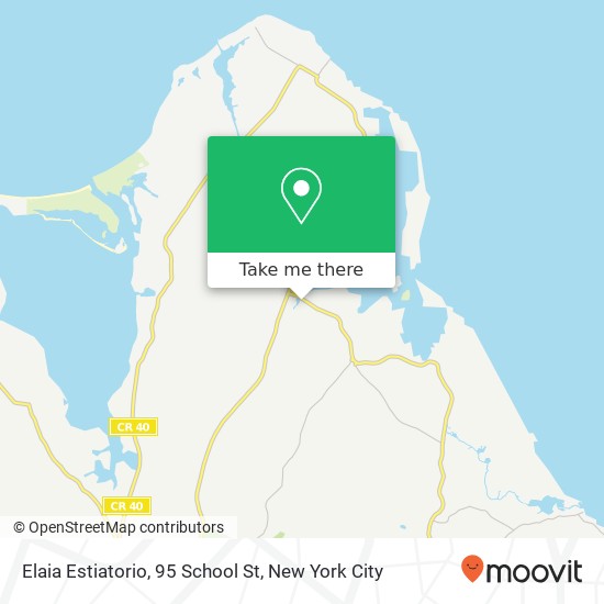 Mapa de Elaia Estiatorio, 95 School St