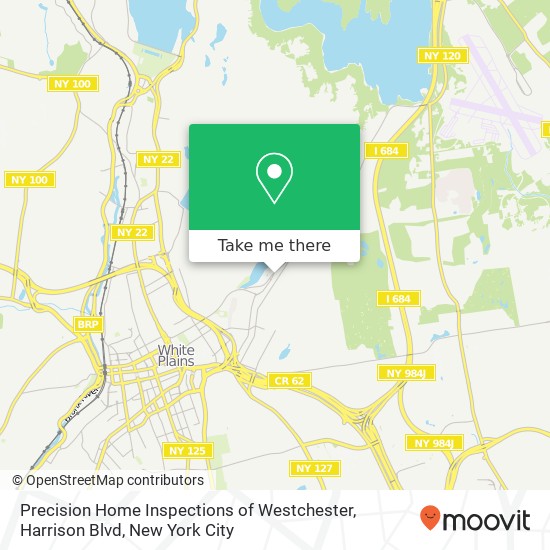 Precision Home Inspections of Westchester, Harrison Blvd map