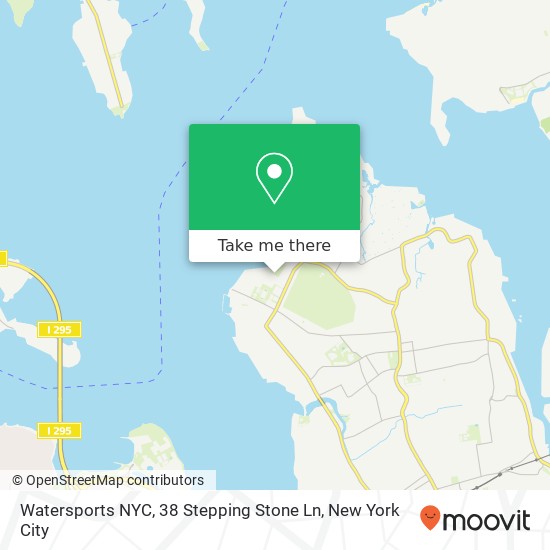 Mapa de Watersports NYC, 38 Stepping Stone Ln