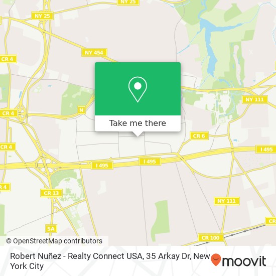 Robert Nuñez - Realty Connect USA, 35 Arkay Dr map