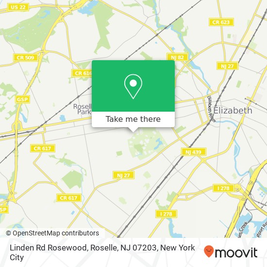 Linden Rd Rosewood, Roselle, NJ 07203 map