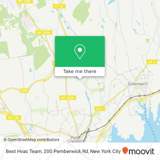 Mapa de Best Hvac Team, 200 Pemberwick Rd