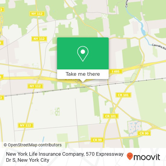 New York Life Insurance Company, 570 Expressway Dr S map