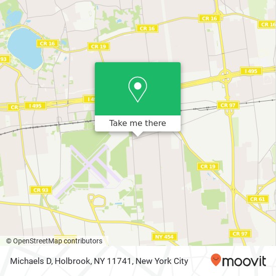 Mapa de Michaels D, Holbrook, NY 11741