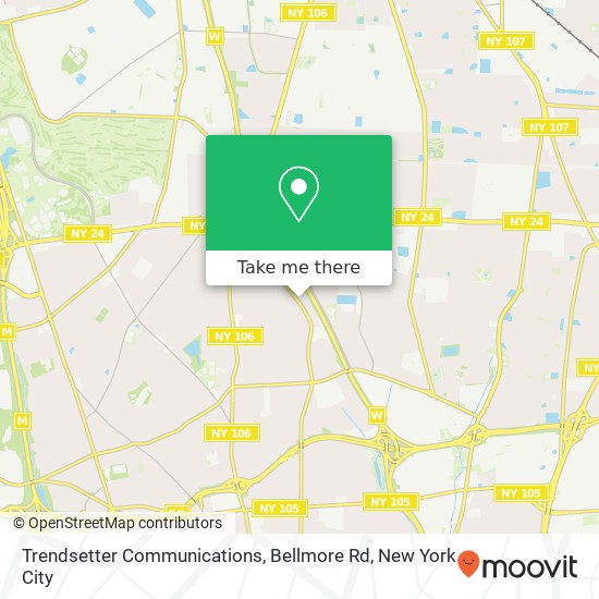 Trendsetter Communications, Bellmore Rd map