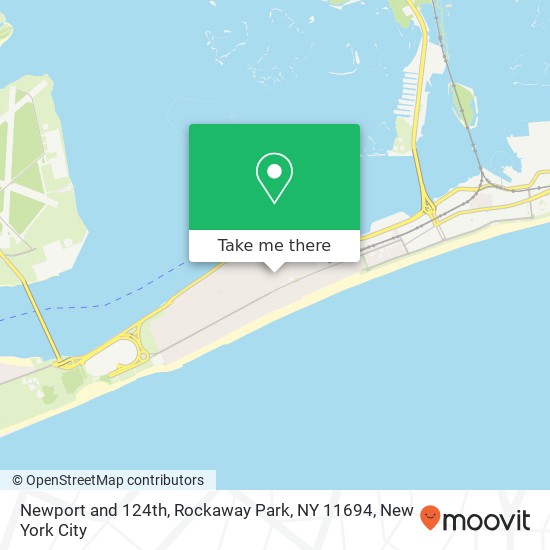 Mapa de Newport and 124th, Rockaway Park, NY 11694
