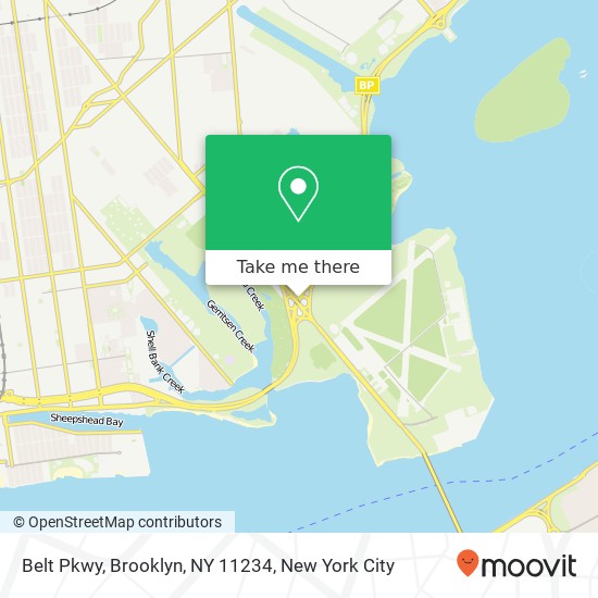 Mapa de Belt Pkwy, Brooklyn, NY 11234