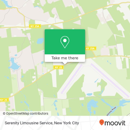 Serenity Limousine Service map