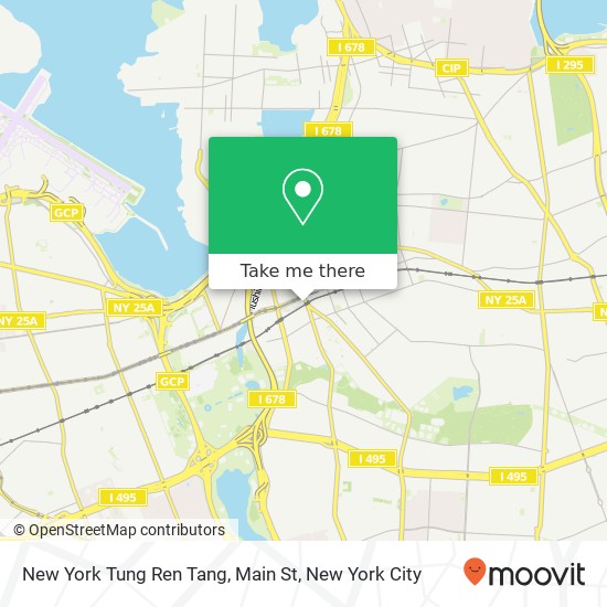 New York Tung Ren Tang, Main St map