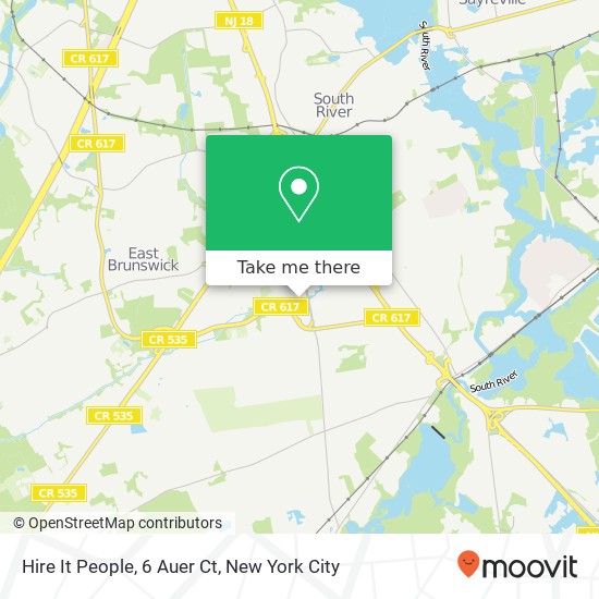 Mapa de Hire It People, 6 Auer Ct