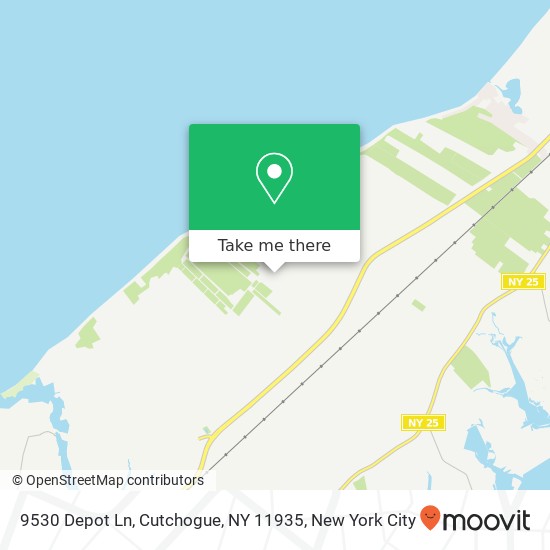 Mapa de 9530 Depot Ln, Cutchogue, NY 11935