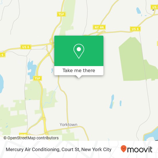 Mapa de Mercury Air Conditioning, Court St