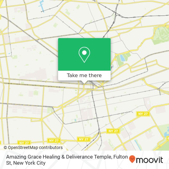 Amazing Grace Healing & Deliverance Temple, Fulton St map