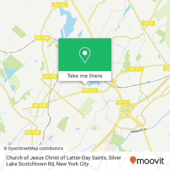 Mapa de Church of Jesus Christ of Latter-Day Saints, Silver Lake Scotchtown Rd