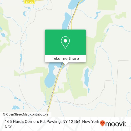 165 Hurds Corners Rd, Pawling, NY 12564 map