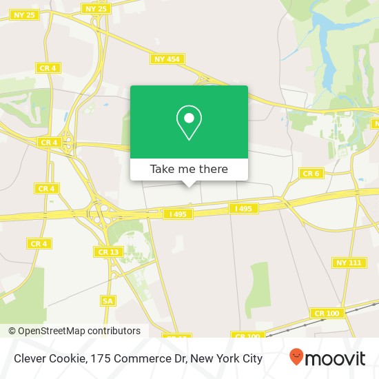 Mapa de Clever Cookie, 175 Commerce Dr