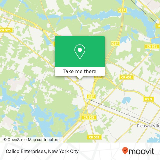 Calico Enterprises map