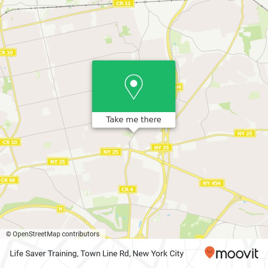 Life Saver Training, Town Line Rd map