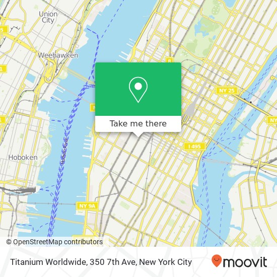 Titanium Worldwide, 350 7th Ave map