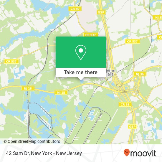 42 Sam Dr, Tinton Falls, NJ 07724 map