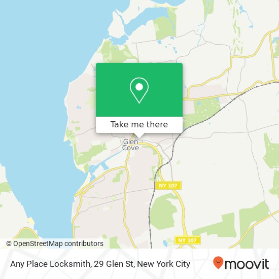 Any Place Locksmith, 29 Glen St map