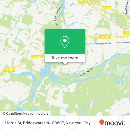 Mapa de Morris St, Bridgewater, NJ 08807