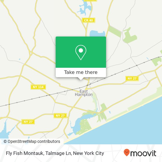 Fly Fish Montauk, Talmage Ln map